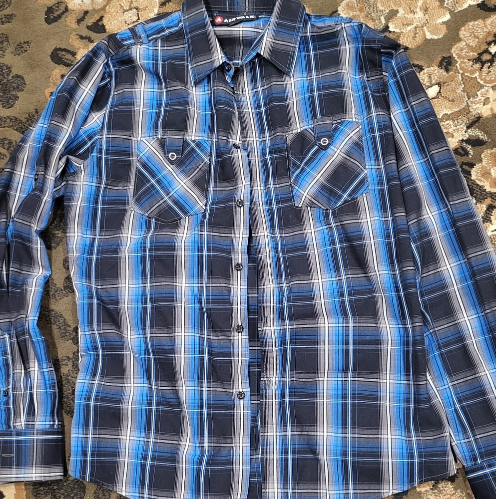 Airwalk Men's Long Sleeve Skateboarding Shirt